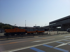 2017/05/20_新黒部駅前のトロッコ電車