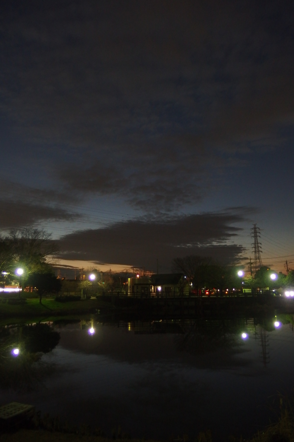 2015/12/30_西城沼公園の夕暮れ