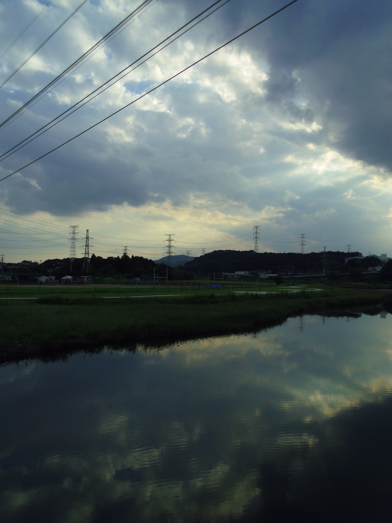 2016/09/10_高麗川に空