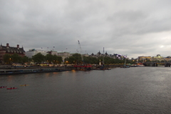 2016/05/19_ウェストミンスター橋から夕暮れのテムズ川を望む
