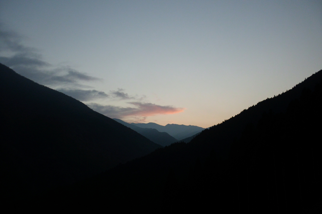 2014/10/11_奥秩父の夕暮れ