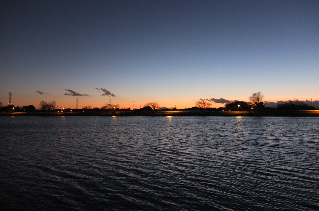2015/01/17_柴山沼の夕暮れ
