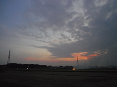 2016/10/02_夕暮れの藁焼き