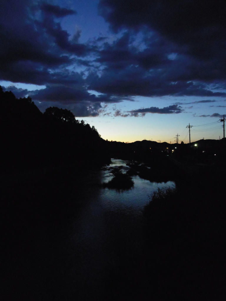 2017/09/18_槻川の夕暮れ