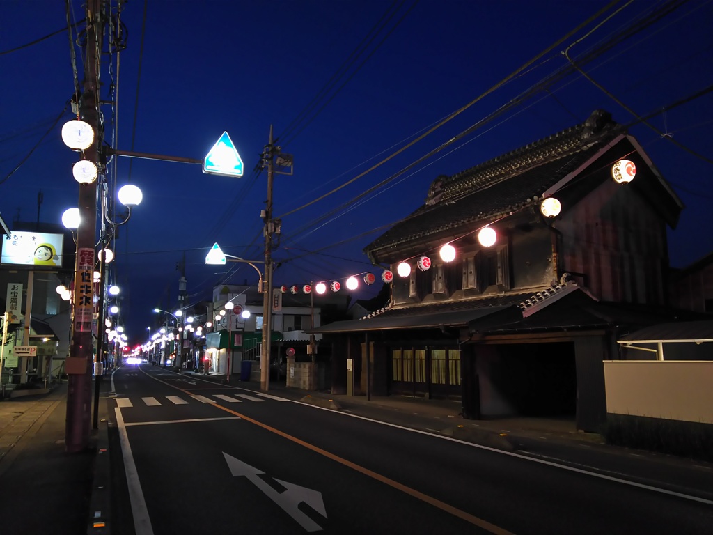 2017/07/08_祭りを前にした夕暮れの桶川旧中山道