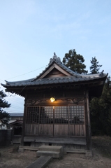 2014/11/23_夕暮れの天神社