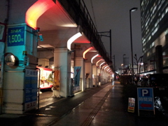 2016/02/22_夜、雨上がりの秋葉原ガード下