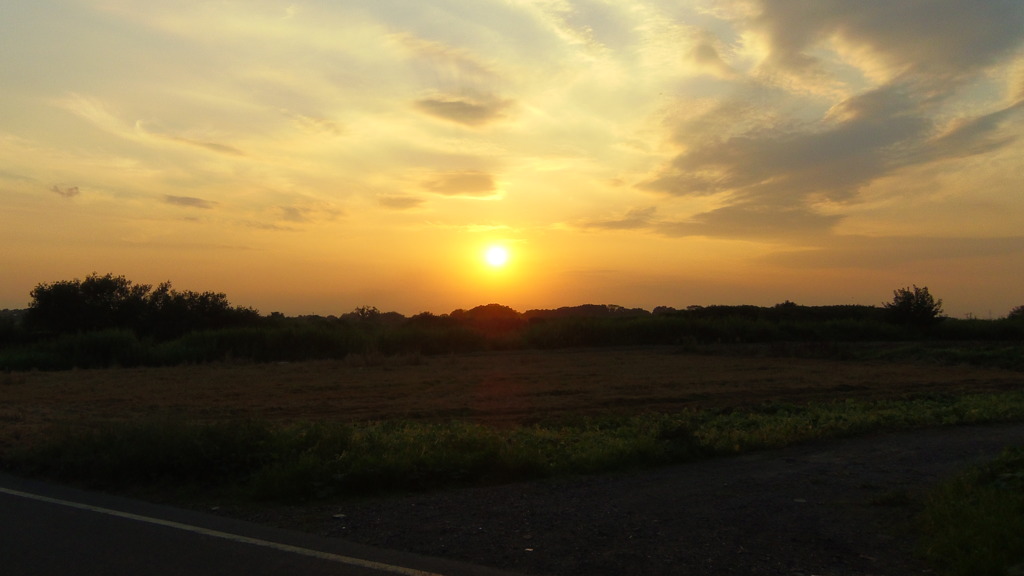 2013/09/21_夕暮れの河川敷