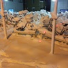 2018/01/22_雪の夜の北上尾駅前駐輪場