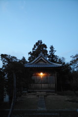 2014/11/23_夕暮れの天神社