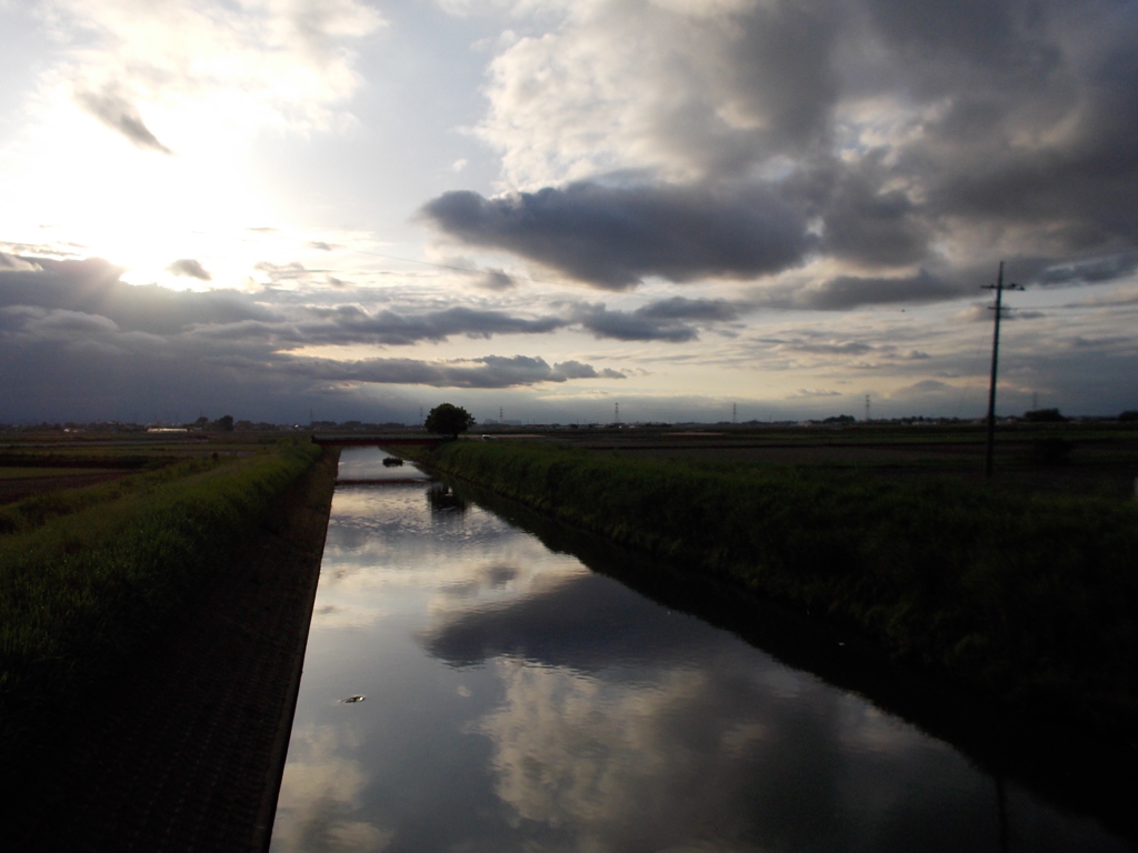2017/05/14_ 野通川に雲