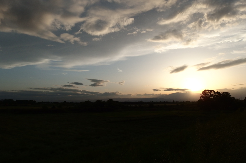 2015/05/04_荒川河川敷の夕暮れ