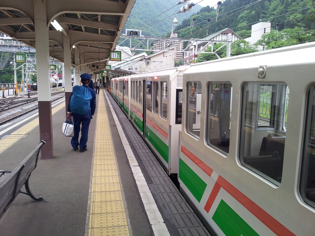 2018/05/31_宇奈月駅からトロッコ電車乗車