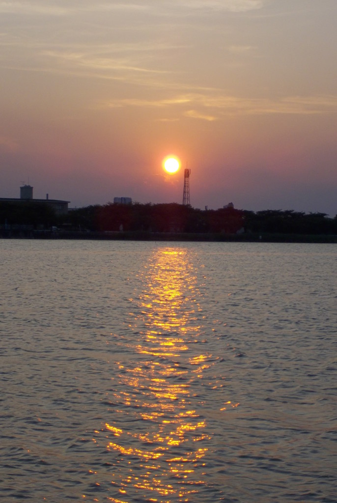 2015/07/26_伊佐沼の夕日