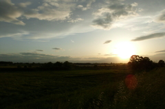2015/05/04_荒川河川敷の夕暮れ