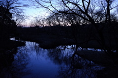 2015/02/15_夕暮れの秋葉の森総合公園