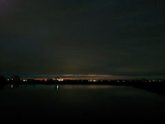 2016/11/23_溜め池の夕暮れ