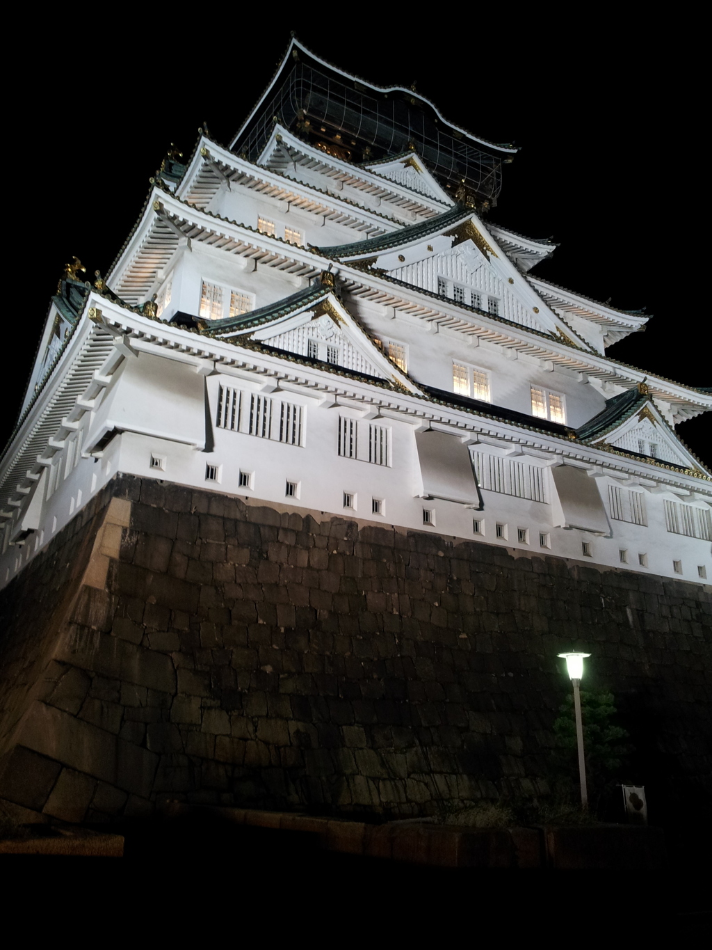 2017/10/27_夜の大阪城天守