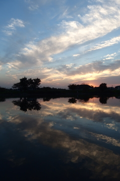 2015/10/03_柴山沼の夕暮れ