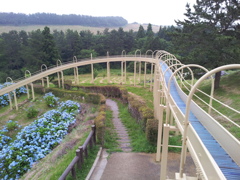 2018/07/15_道の駅十三湖高原展望台の滑り台
