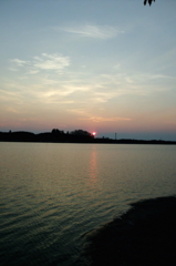 2015/07/26_伊佐沼の夕日