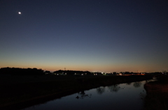 2016/02/11_元荒川の夕暮れ