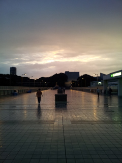 2015/07/18_雨上がり、パンダ橋の夕暮れ