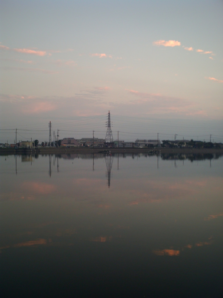 2015/09/27_伊佐沼の夕暮れ