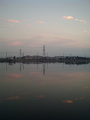 2015/09/27_伊佐沼の夕暮れ