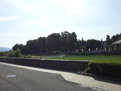 2018/07/14_中津川左岸から盛岡城跡公園を望む