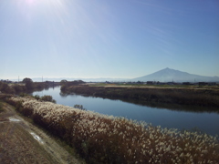 2016/11/14_岩木川と岩木山