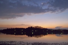 2015/10/17_伊佐沼の夕暮れ