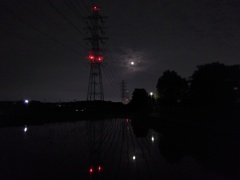 2017/06/11_水田の月夜