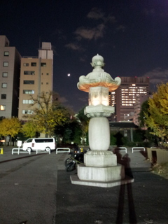 2016/12/03_築地本願寺の夜空