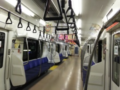 2018/01/01_元日の夜の誰もいない電車