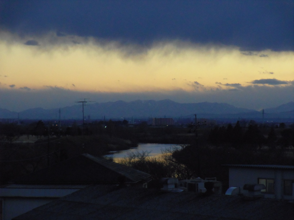 2017/02/11_荒川の夕暮れ