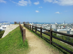 2017/10/26_丸亀城三の丸東張出石垣