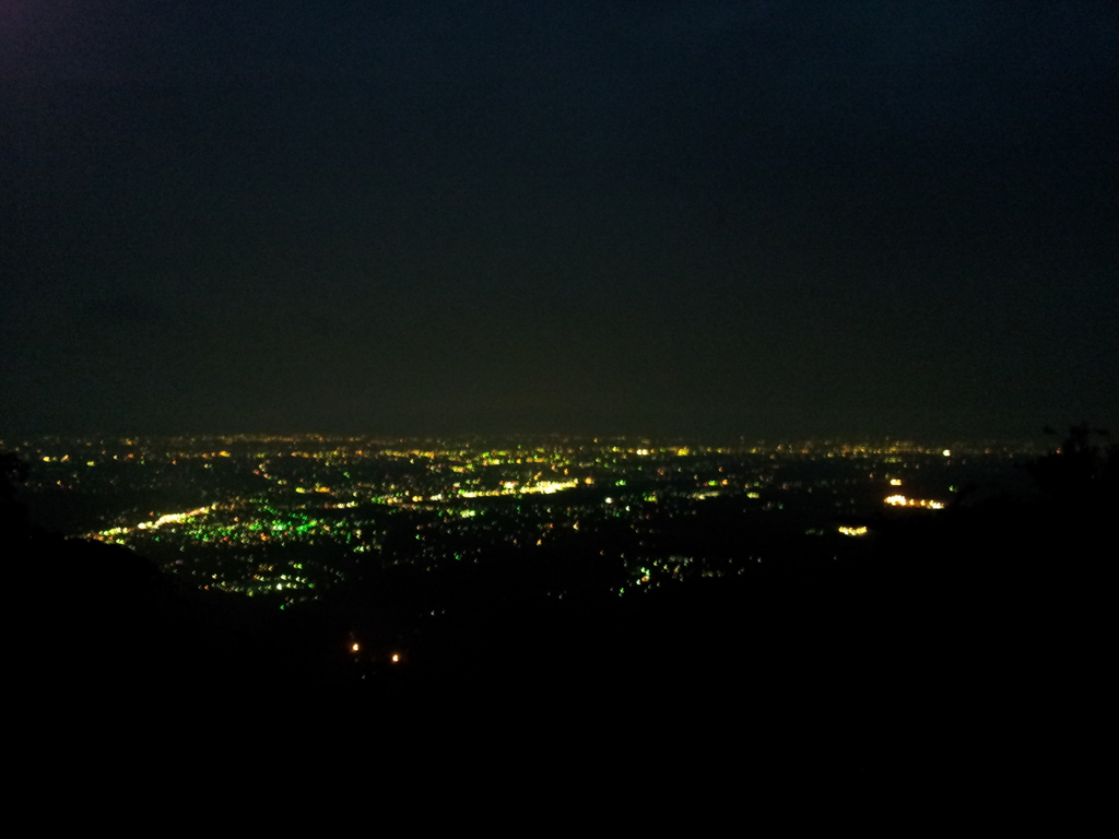 2017/10/08_登谷山山頂からの夜景（没カット）