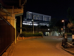 2017/10/26_新大阪駅への夜道