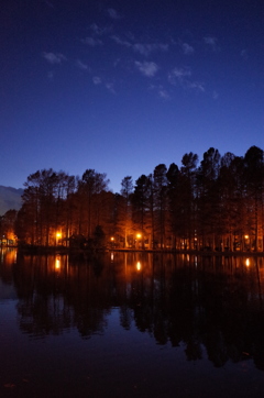 2014/12/14_夕暮れの別所沼公園