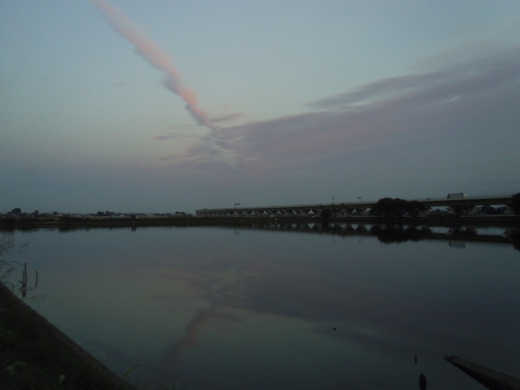 2016/10/30_溜め池の夕暮れ