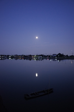 2015/09/27_伊佐沼の月夜