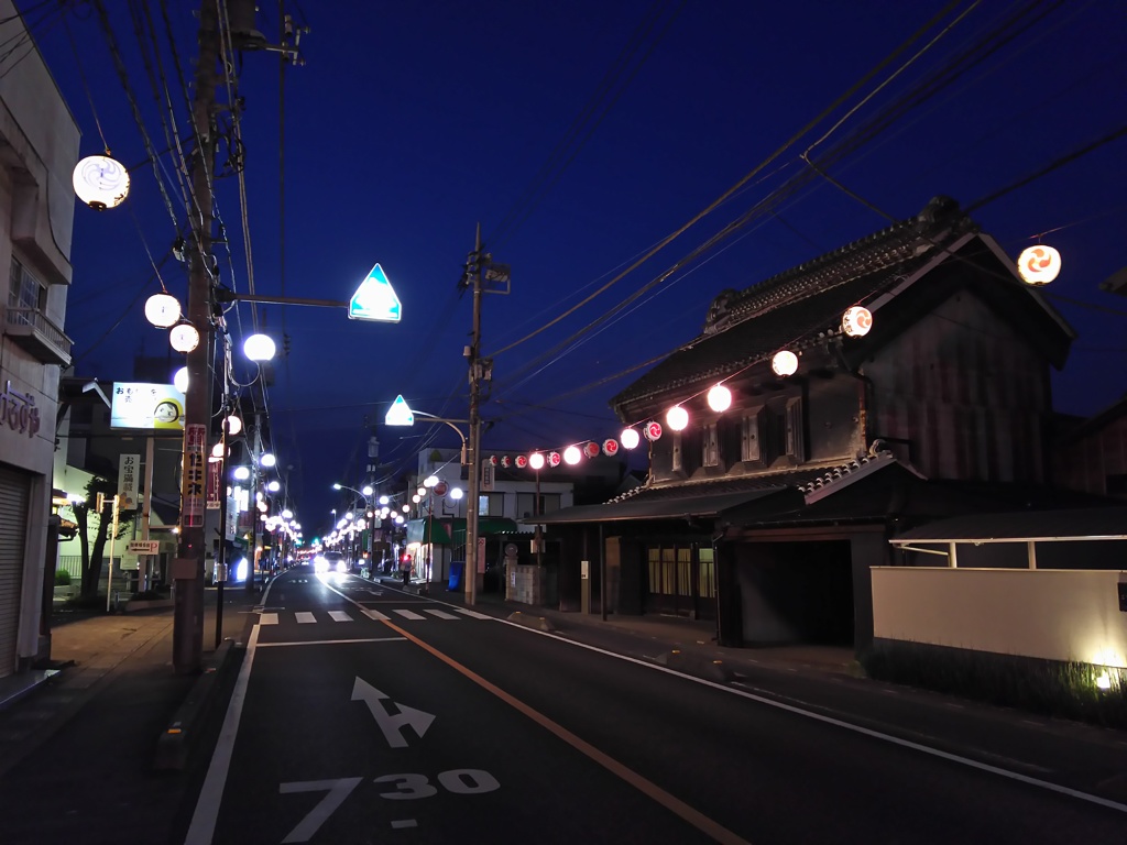 2017/07/08_祭りを前にした夕暮れの桶川旧中山道