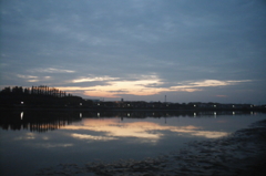 2015/10/11_伊佐沼の夕暮れ