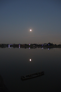 2015/09/27_伊佐沼の月夜