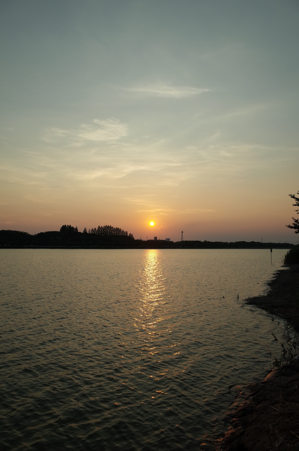 2015/07/26_伊佐沼の夕日