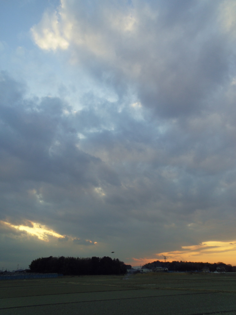 2017/02/25_田園の夕暮れ