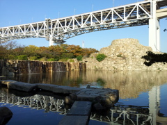 2017/10/26_瀬戸大橋記念公園 浜栗林 くぐり滝への道と甲之池と鬼屏風