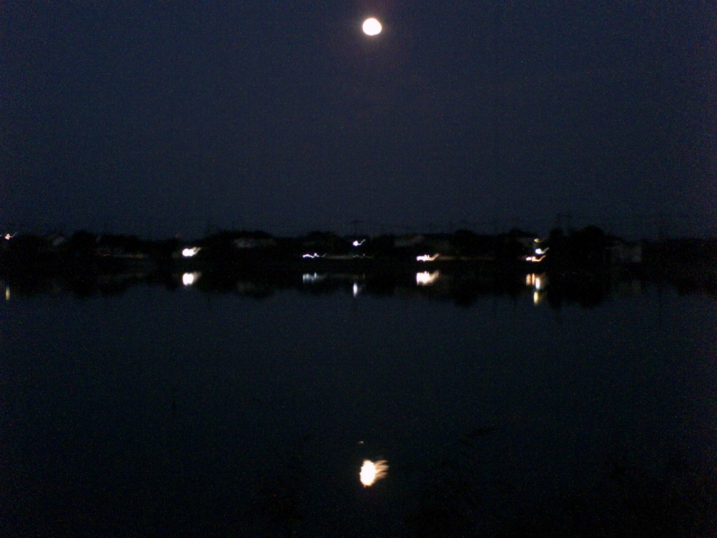 2015/09/27_伊佐沼の月夜