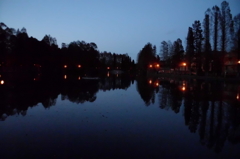 2014/12/14_夕暮れの別所沼公園